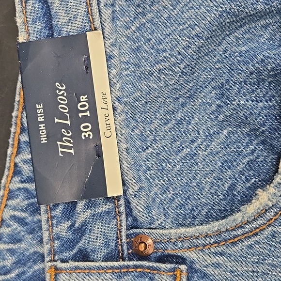 NEW Abercrombie & Fitch Curve Love Loose High Rise 30W - Picture 6 of 12